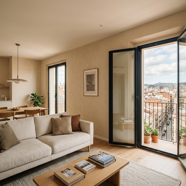 Resultado de un salón reformado en L'Hospitalet